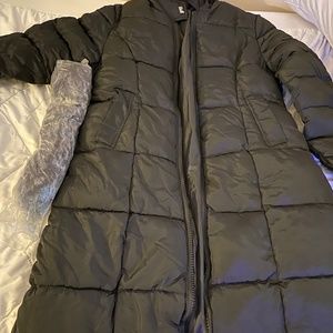Black winter coat